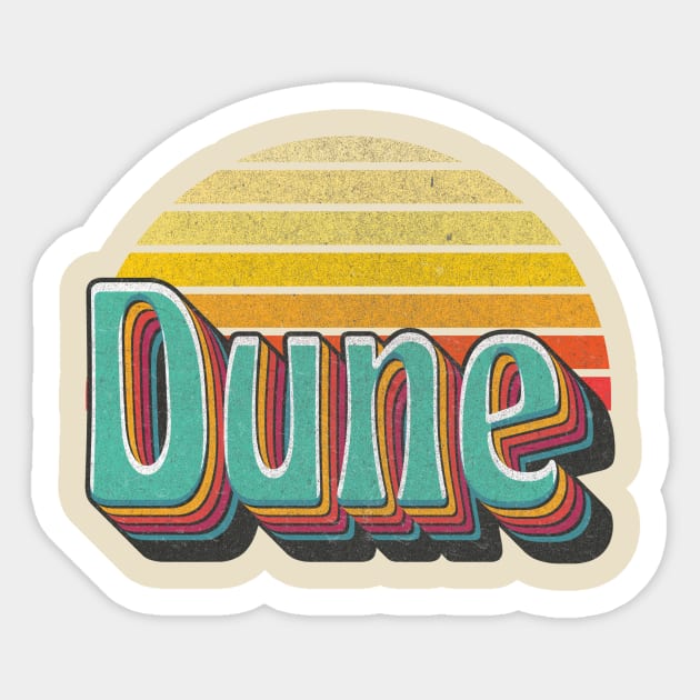 Dune Retro Sticker by Anv2